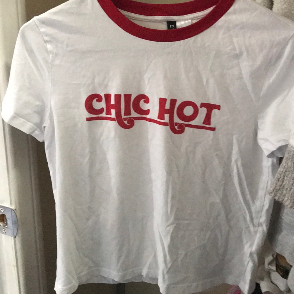 A cropped shirt from H&M